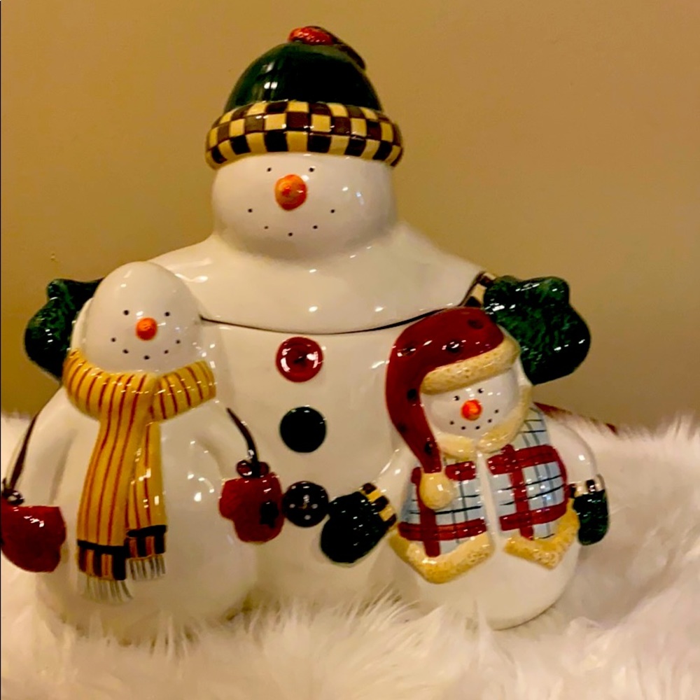 Debbie mum snowman cookie jar